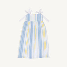 Macie Midi Dress Sobro Seersucker & Worth Avenue White