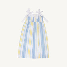 Macie Midi Dress Sobro Seersucker & Worth Avenue White