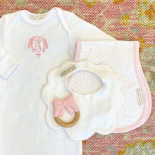 The Beaufort Bonnet Company Pink Bow Teether