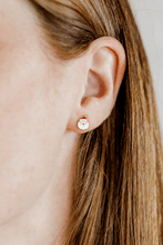 Screwback Stud Earrings - Santa