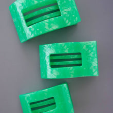 Flat Rectangle Hair Clip | Small | Spring Splash