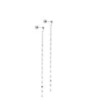 Screwback Stud Earrings - Devin Duster Silver