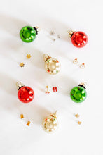 Screwback Stud Earrings - Santa