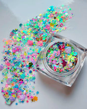 Tropical Isle Vibes Vacation Rainbow Face and Body Glitter