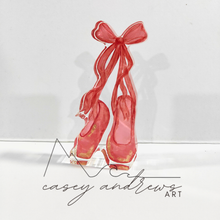 Casey Andrews Art Ballet Point Shoe Acrylic Block Dance Recital Gift