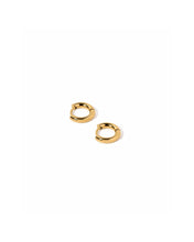 Huggie Earrings - Scarlett Hoop Gold 8mm