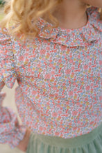 Evelyn Blouse LS Scallop Skirt Set Autumn Garden