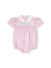 Ruth Ribbon Bubble - Baby Pink Minigingham