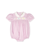 Ruth Ribbon Bubble - Baby Pink Minigingham
