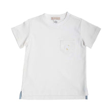 Carter Crewneck Worth Avenue White With Multicolor Stork