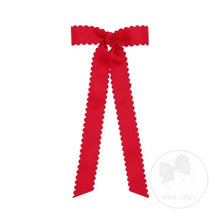 Mini Scallop Trim Longtail Bow