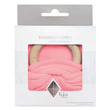 Lovey with Removable Wooden Teething Ring