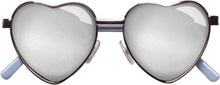 Roxie Heart frame mirrored lenses
