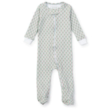 PARKER PIMA COTTON ZIPPER PAJAMA - FESTIVE CHRISTMAS TREE