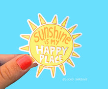Sunshine is My Happy Place Vinyl Sticker