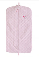 Pink Bow Quilted Luggage