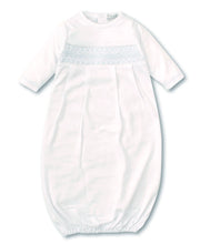 Charmed Hand Smocked Blue Sack Gown