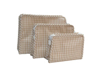 Large Roadie - Khaki Gingham