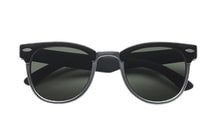 Addison Retro Faux Metal Rubber Sunglasses