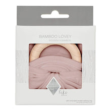 Lovey with Removable Wooden Teething Ring