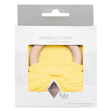 Lovey with Removable Wooden Teething Ring