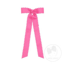 Mini Scallop Trim Longtail Bow