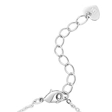 CZ Cross Necklace in Sterling Silver