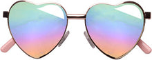 Roxie Heart frame mirrored lenses