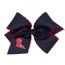 Ole Miss Moonstitch Logo Bow