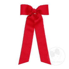 Medium Scallop Trim Longtail Bow