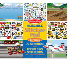Reusable Sticker Pad - Vehicles