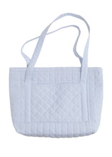 Quilted Luggage-Blue