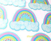 Positive Vibes Rainbow Vinyl Sticker
